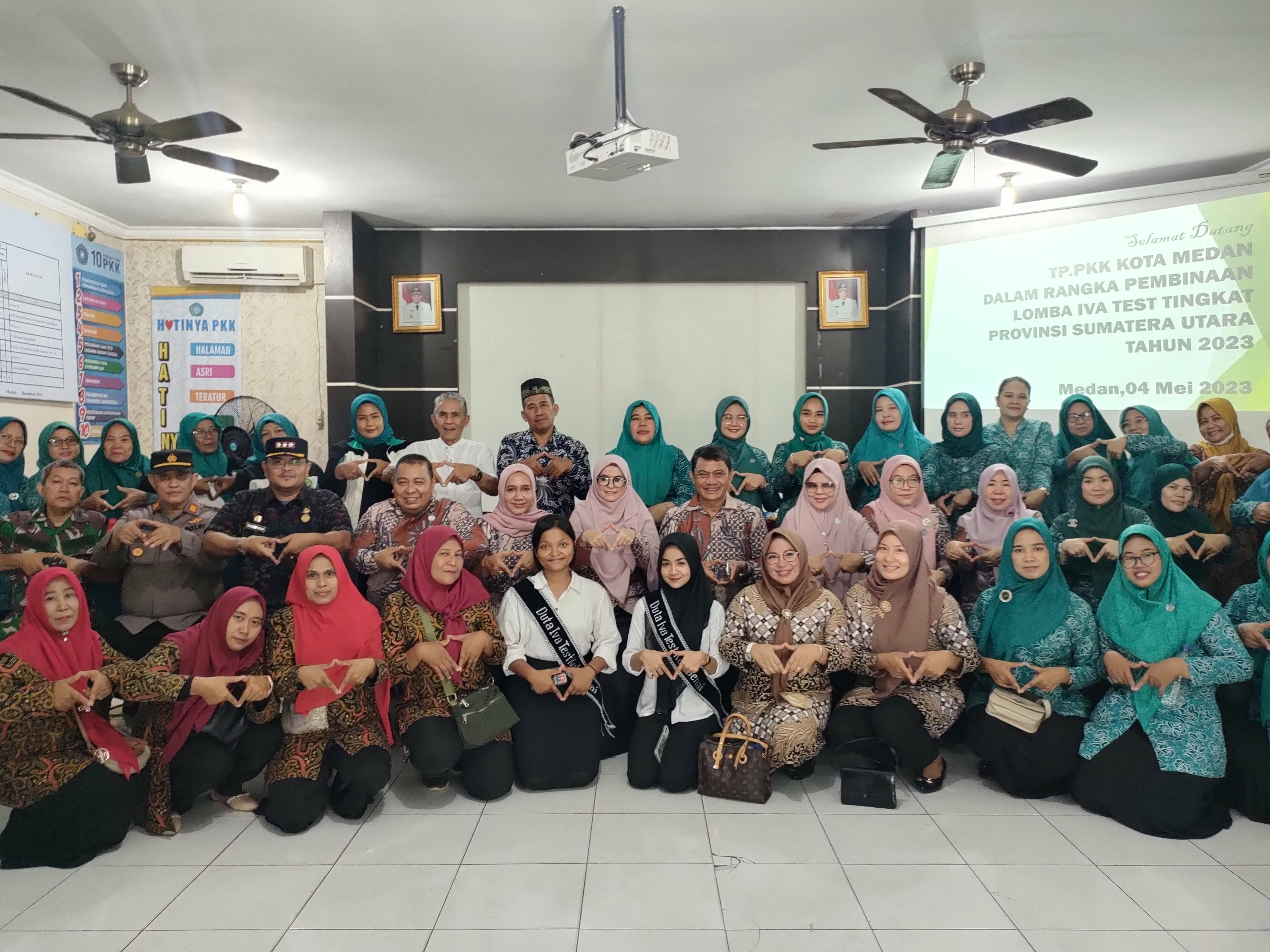 Kegiatan HKG PKK tingkat Provinsi Sumatra Utara Tahun 2023. Kamis (04/05)